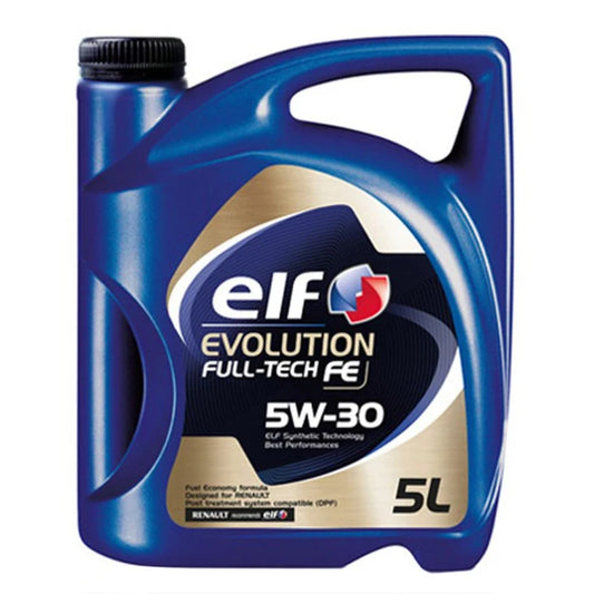 ELF EVOLUTION FULL-TECH FE, HUILE MOTEUR VOITURE 5W-30,5L