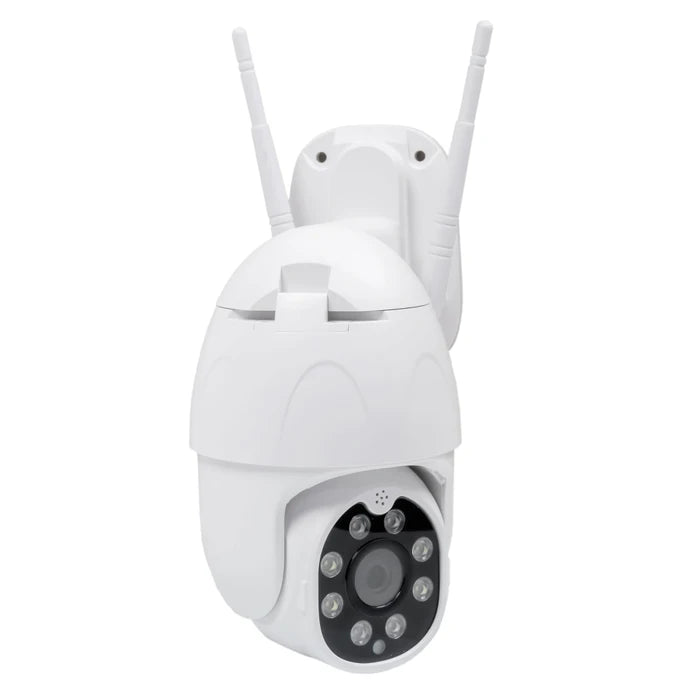 CAMÉRA DE SÉCURITÉ INTELLIGENTE CCTV PNI MIP230 WIFI,IP66, 1080P,INTÉRIEUR, EXTÉRIEUR,BLANC