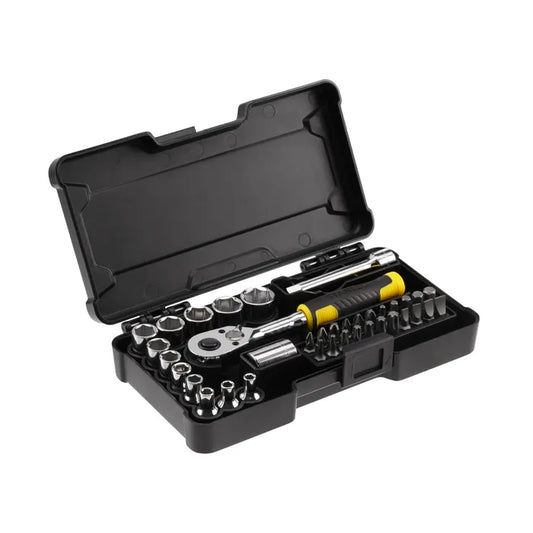 KIT OUTILS STANLEY STMT82672-0 CLÉ À DOUILLE 1/4, 37 PIÈCES