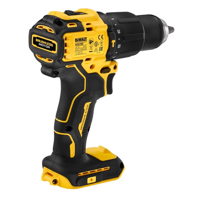 PERCEUSE/VISSEUSE, À PERCUSSION, MOTEUR SANS BALAIS, DeWalt DCD709M1-QW, AVEC 1 BATTERIE, 18 V, 4 Ah