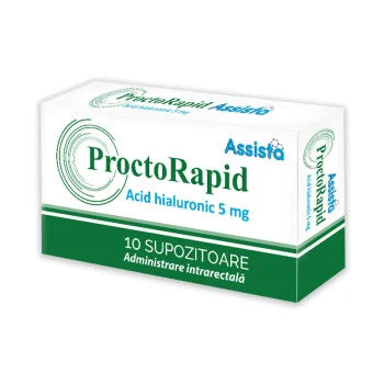 ProctoRapid – 10 Suppositories for Hemorrhoids Relief and Anal Comfort