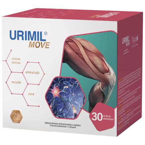 Urimil Move 25 Envelopes – Support for Urinary Function