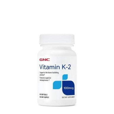 Vitamin K-2 100 mg – 60 Gelatinous Capsules GNC