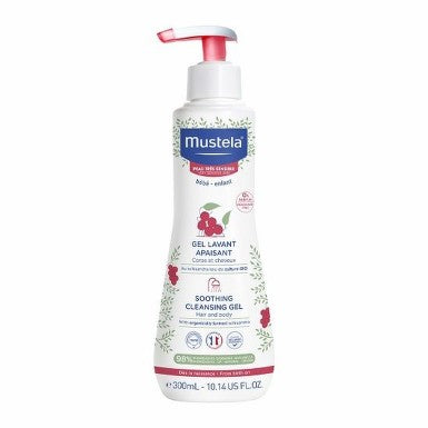 MUSTELA GEL NETTOYANT APAISANT CHEVEUX ET CORPS PEAU SENSIBLE 300 ML