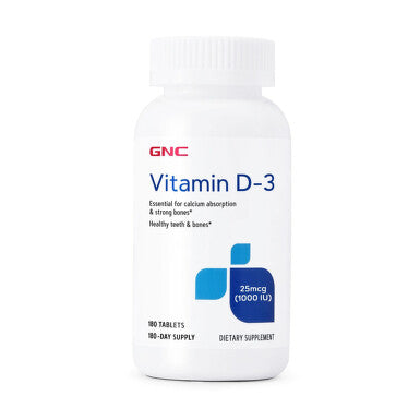 GNC VITAMIN D-3 1000UI X 180 TABLETTEN