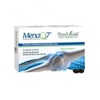 Mena Q7 - Natural Vitamin K2, 30 Capsules for Bone Health