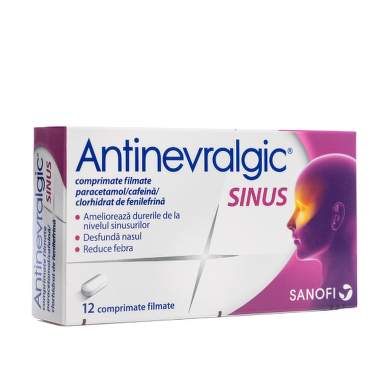 ANTINEURALGIC SINUS 12 FILMED TABLETS