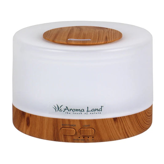 ULTRASONIC AROMATHERAPY DIFFUSER 500 ML, HUMIDIFICATION FUNCTION AND AIR PURIFICATION