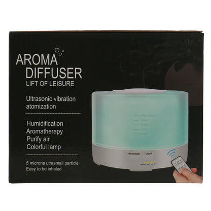 ULTRASCHALL-AROMATHERAPIEDIFFUSOR 500 ML, BEFEUCHTUNGSFUNKTION UND LUFTREINIGUNG