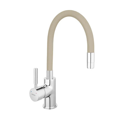 KITCHEN FAUCET FERRO FITNESS BFS4P, CHROME, COLOR CREAM