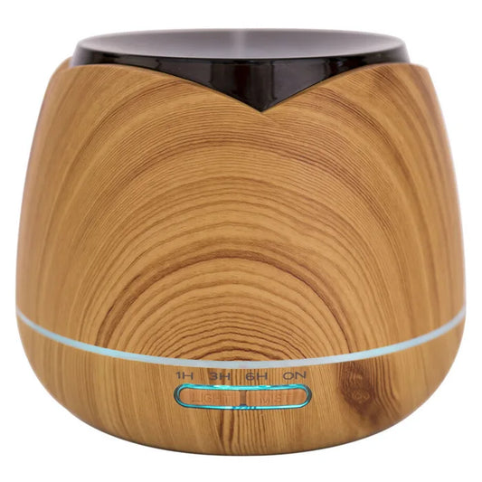 ULTRASONIC AROMATHERAPY DIFFUSER 400ML, HUMIDIFIER FUNCTION AND AIR PURIFICATION, WOOD