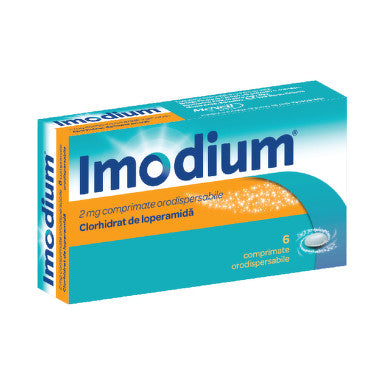 Imodium 2 mg x 6 Orodispersible Tablets – Diarrhea Treatment