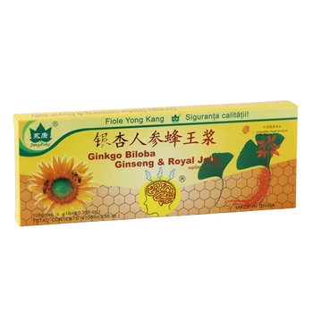 GINKGO BILOBA, GINSENG UND ROYAL JELLY 10 AMPULLEN – YONGKANG INTERNATIONAL