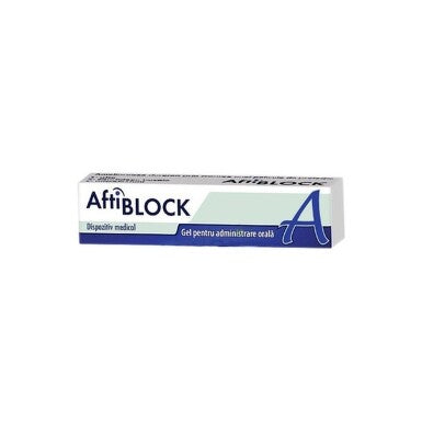 AFTIBLOCK GEL 8g, For Canker Sores, Oral Candidiasis, Microlesions, mouth ulcers