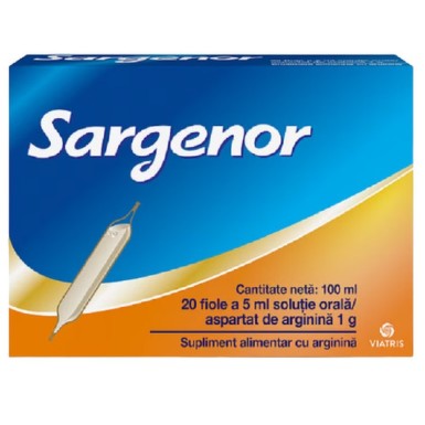 SARGENOR FS 1000MG 5ML 20 FIOLES