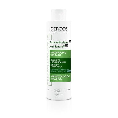 VICHY DERCOS RENO SHAMPOOING ANTIPELLICULAIRE CHEVEUX NORMAUX ET GRAS 200ML