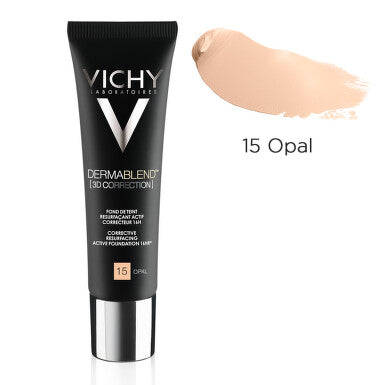 VICHY DERMABLEND FOND DE TEINT CORRECT FLUIDE 16H RESISTANCE PART 25 NUDE