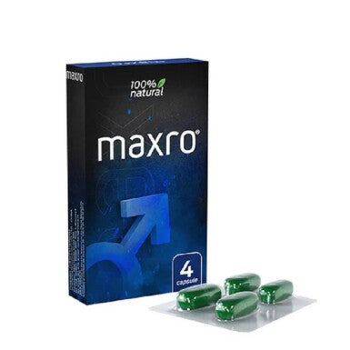 Maxro - 4 Capsules for Men's Potency