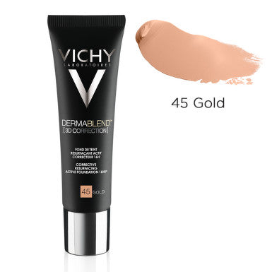 VICHY DERMABLEND FOND DE TEINT CORRECT FLUIDE 16H RESISTANCE PART 25 NUDE