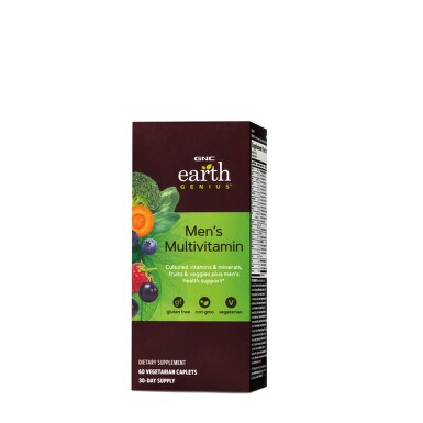 GNC GREEN MEN'S MULTIVITAMIN TIMED RELEASED 60 TABLETS