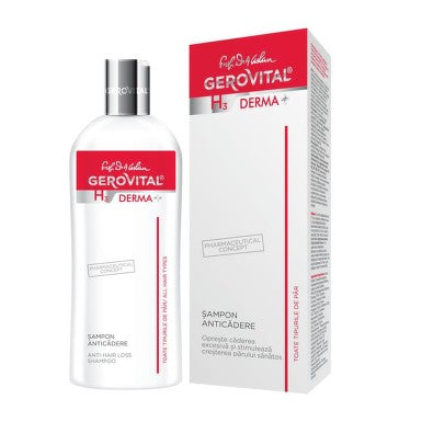 Gerovital H3 Derma+ Anti-Fall Shampoo 200ml - Stronger, Healthier Hair