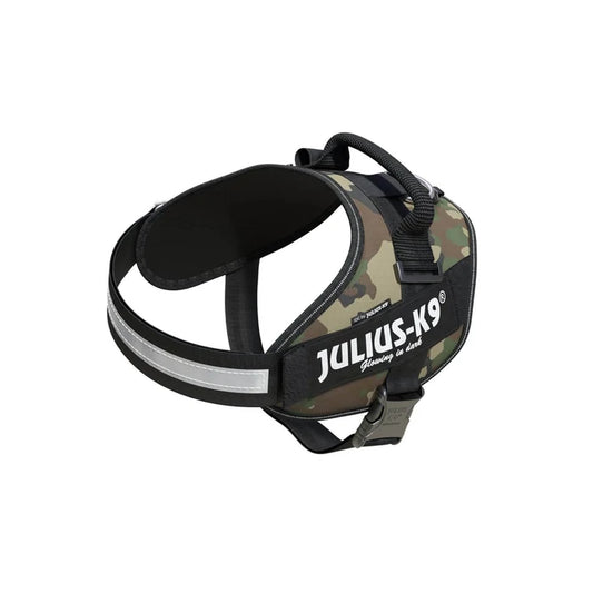 HARNAIS POUR CHIEN GRANDE TAILLE, IDC POWER JULIUS K9 CAMOUFLAGE, 28 - 40 kg, 45 x 16 cm