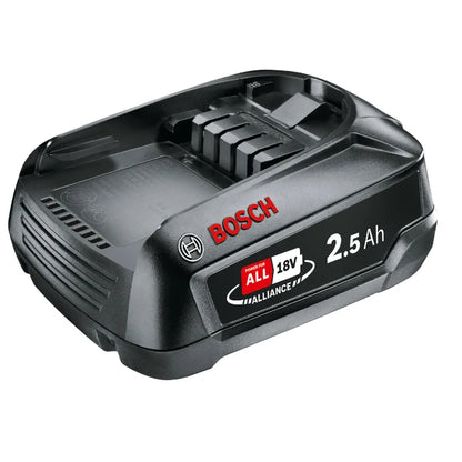 CHARGER + 1 BATTERY, BOSCH 1600A00K1P, Li-Ion, 18 V, 2.5 Ah