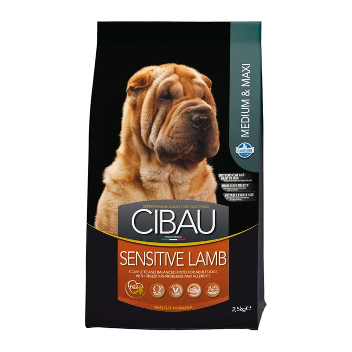 CIBAU SENSITIVE, 2,5 kg, ERWACHSENE, MITTLERE UND GROSSE GRÖSSE