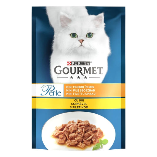 PERLE GOURMANDE,ADULTE, POULET EN SAUCE 85g