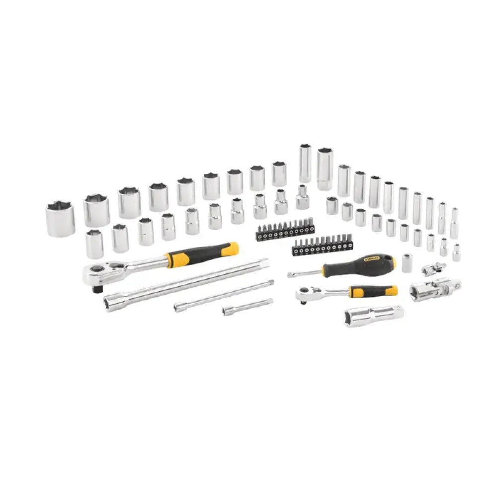 72 Pieces Ratchet Screwdriver Set And Accessories Stanley