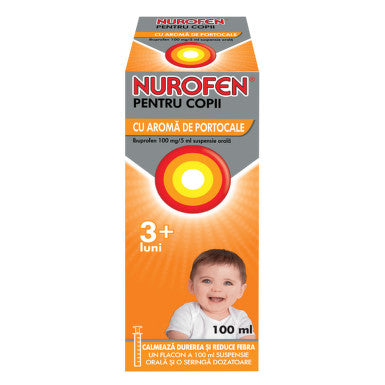 NUROFEN ENFANT 3 MOIS+ SIROP D'ORANGES 100ML