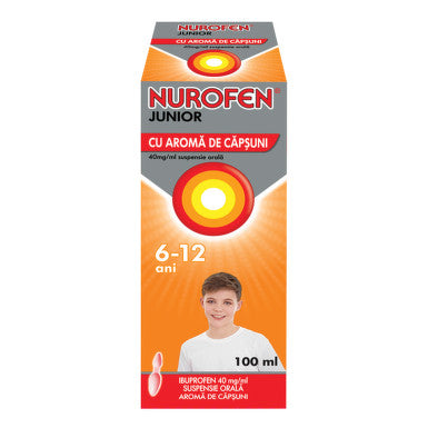 NUROFEN JUNIOR 6-12 ANS SIROP DE FRAISE 100ML