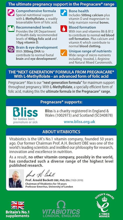 Pregnacare Max - Optimal Pregnancy Support 84 Tablets