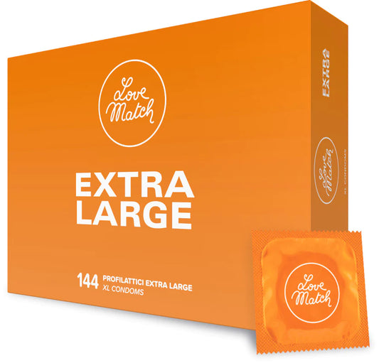 Professional Condoms, Love Match XL - Extra Large, size 57 mm, 144 pcs