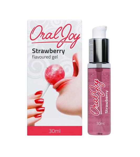 Gel for oral sex - Oral Joy Cobeco, with strawberry flavor, 30 ml