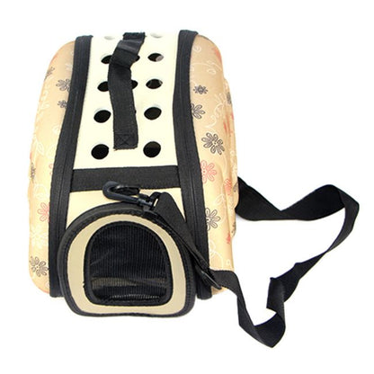 TRAVEL BAG FOR DOG OR CAT, BEIGE