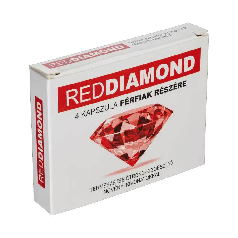 Red Diamond Potency Capsules – 4 Pcs | Enhance Your Sexual Performance