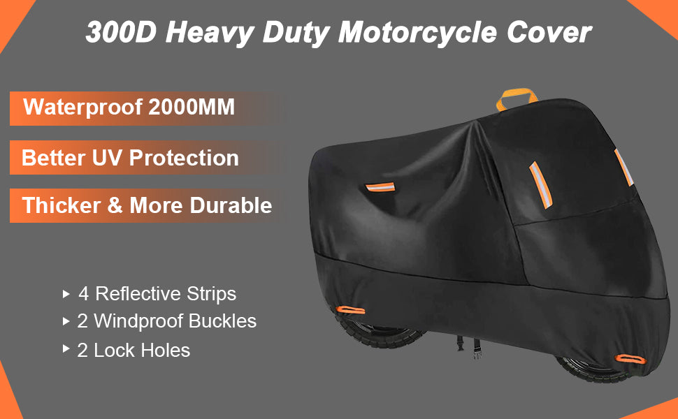 MOTORCYCLE COVER WALALLA, POLYESTER, WATERPROOF