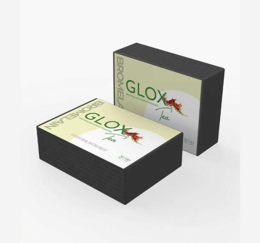 Glox Super Slimming Tea, raspberry flavor, detox tea, weight loss, slimming tea, fat burning, metabolism boost, herbal tea, natural detox, healthy weight management