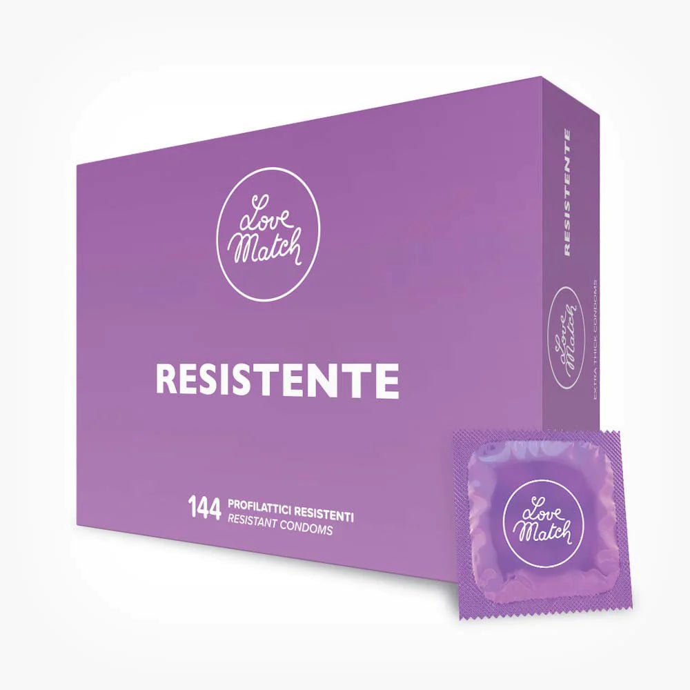 Professional Condoms, Love Match Resistant, comfortable and durable, 144 pcs