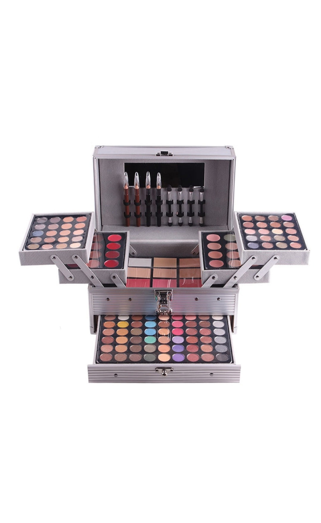 MAKE-UP KIT MULTIFUNCTIONAL, MISS ROSE, WITH COLOR LINE CARRYING BAG