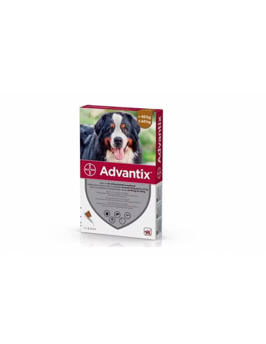 ADVANTIX 40-60 KG: Topical Solution for Flea and Tick Control