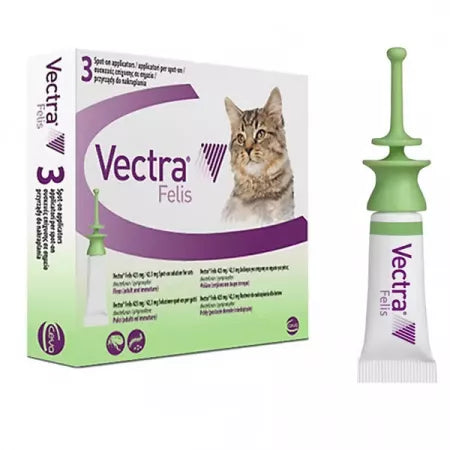 ANTIPARASITÄT FÜR KATZEN VECTRA FELIS, 3 PIPETTEN