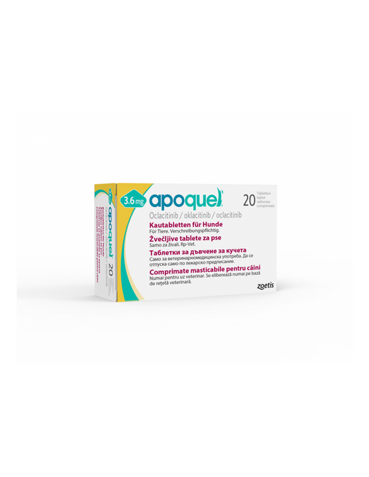 Apoquel 3.6 / 5.4 mg - 20 Tablets for Dog Allergy Relief