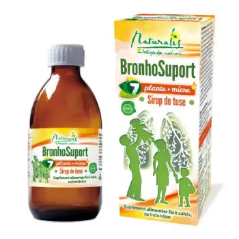 BronhoSuport - 100ml Herbal Syrup with 7 Plants & Honey by Naturalis