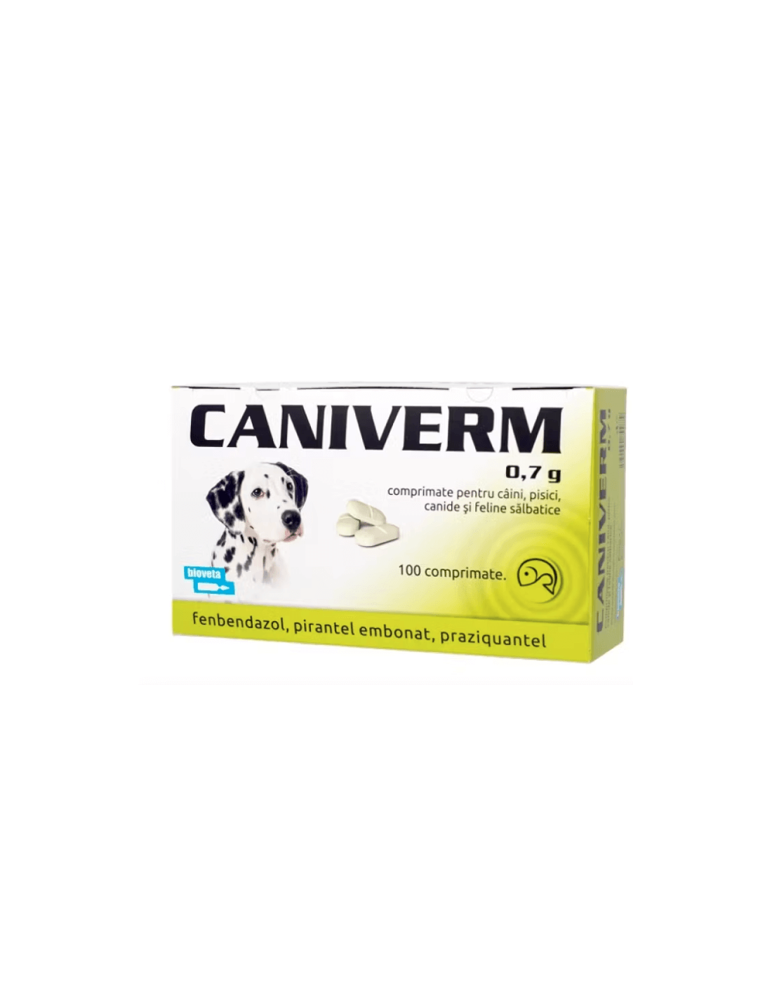 CANIVERM PALATABLE 0.7g X 100 Tablets