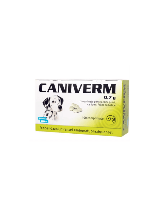 CANIVERM PALATABLE 0.7g X 100 Tablets