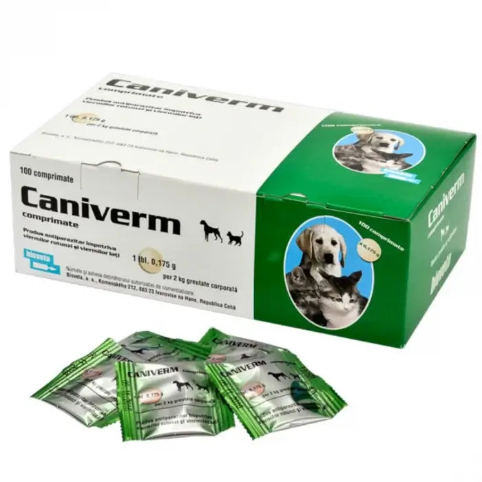 Caniverm 0.175g x 100 Tablets (Junior)