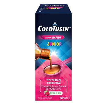 ColdTusin Junior - 120ml Cough Syrup for Dry & Productive Cough