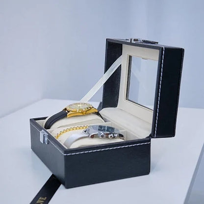 ELEGANT BOX WITH FOR WATCHES AND JEWELRY Ø 8 X 11 X 16